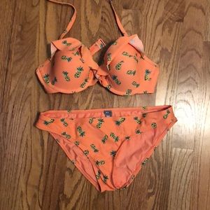 Pink Pineapple Aerie Bikini